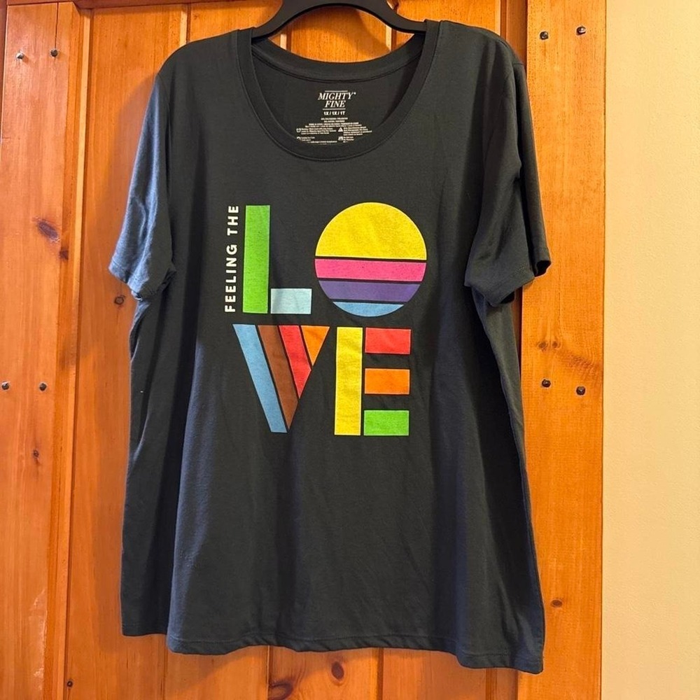 Mighty Fine Black graphic tee - Picture 2 of 3